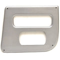 Stratos Boat Blank Radio Panel 7KE452 - Brushed Silver Plastic