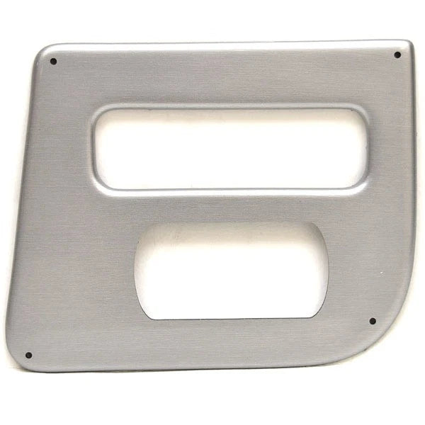 Stratos Boat Blank Radio Panel 7KE452 - Brushed Silver Plastic