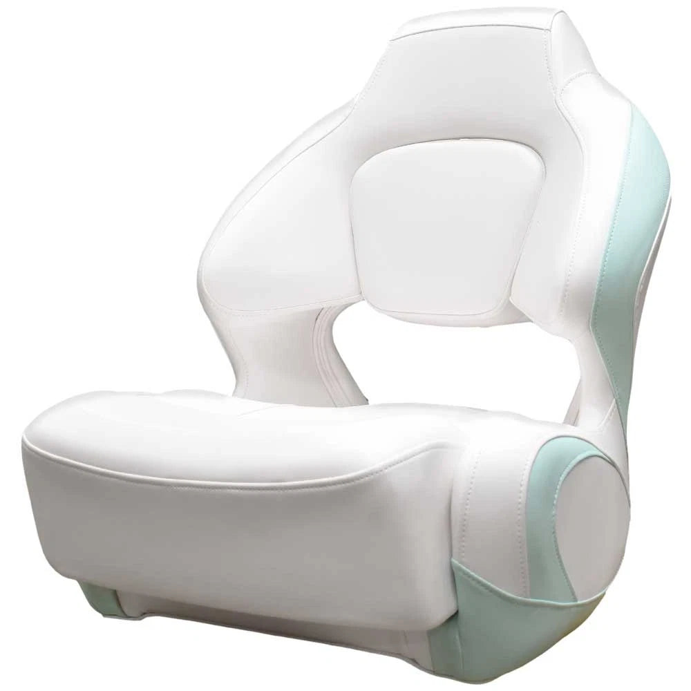 Chaparral Boat Helm Seat 31.00749 - 191 Suncoast Bolster White Seafoam