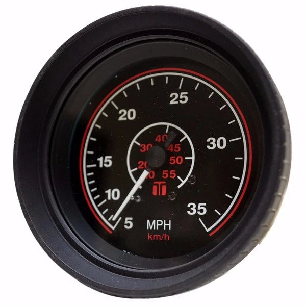 Teleflex Boat Speedometer 13521PH - International 35 MPH 3 3/8 Inch