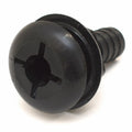 Centurion Boat Thru Hull Connector - 3/4 Inch Black Plastic