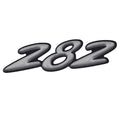 Rinker Boat Emblem Decal - 282 Model Gray Sticker