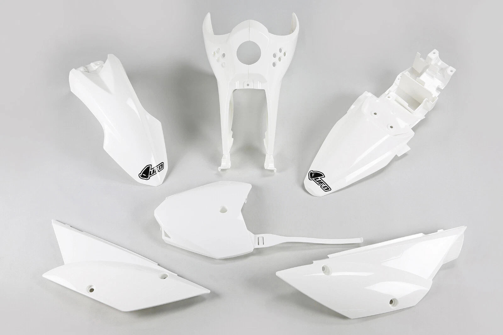 UFO Plastics Kit for Kawasaki KLX110 2010-2023 (white)