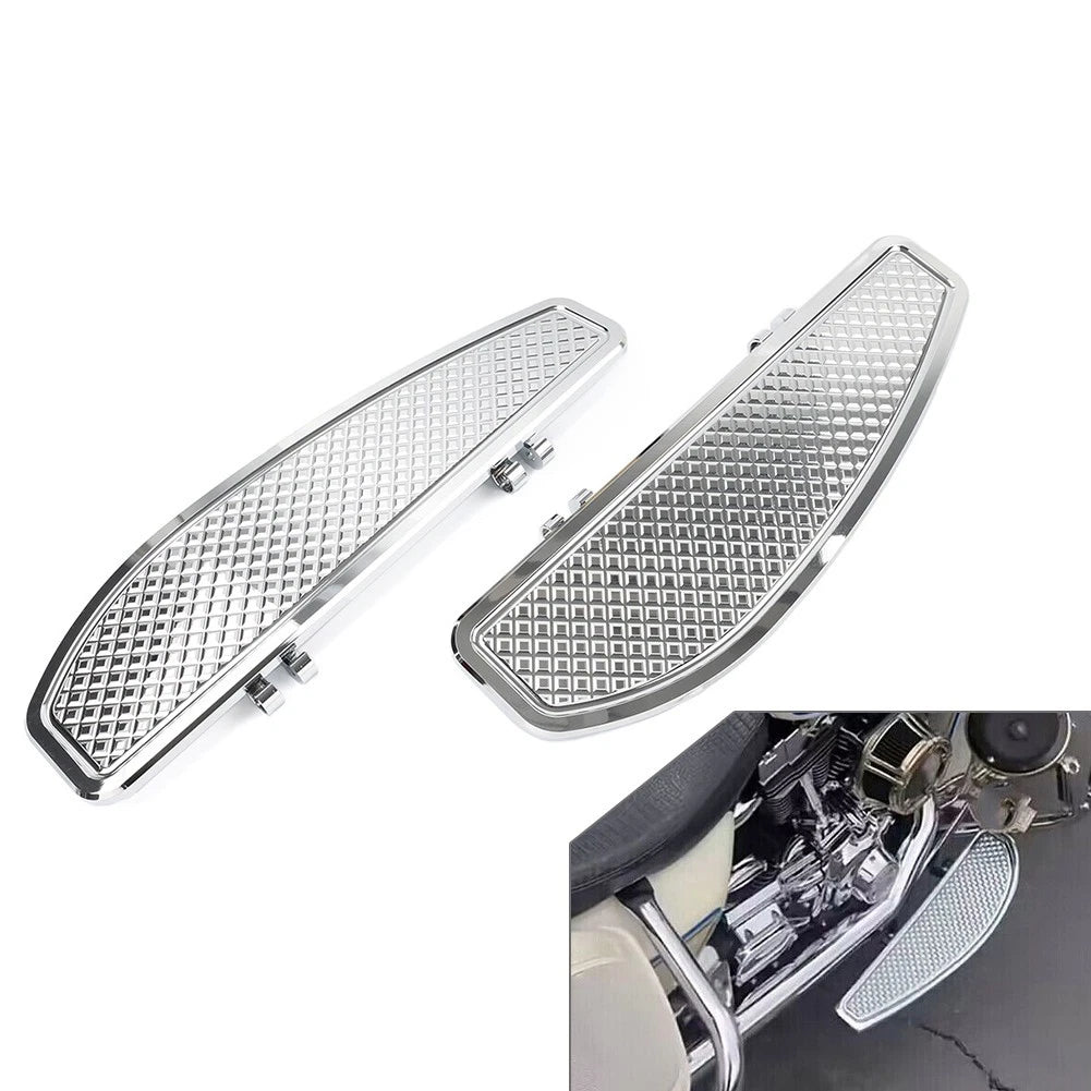 2X Chrome Driver Floorboards for Harley Electra Road Glide King Softail 1986-17