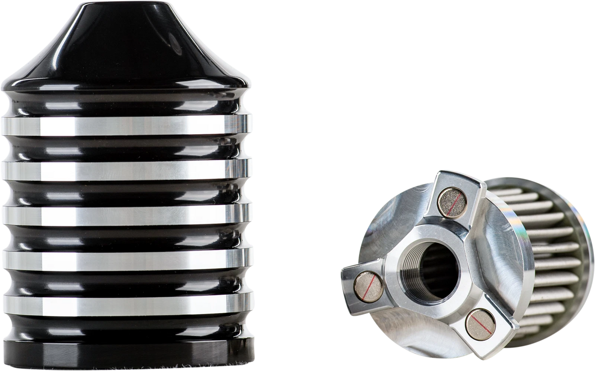 HARDDRIVE Billet Reusable Oil Filter for Harley V-Twin Engines 2014-2017