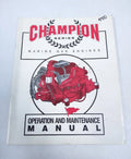 Crusader Engines 22822, Champion Series Operations & Maintenance Manual