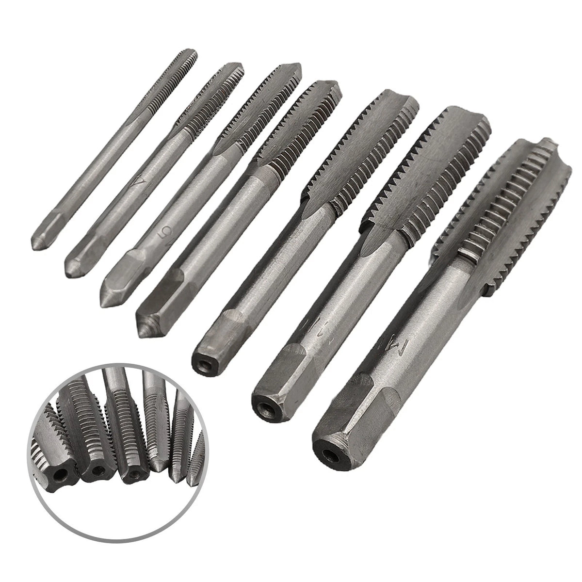 Tap Drill Bits Spiral Pointed Tap Hand Tools Kit M3-Metric Right Hand