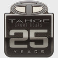 Tahoe Boat Raised Emblem Decal 363208 - 25 Years Sticker 2023