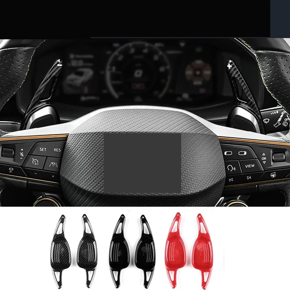 Stylish Carbon Look for Shift Paddles for Cupra for Ateca 2021 2022 2023 2024