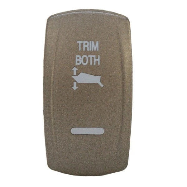 Carling Boat Rocker Switch Actuator - Trim Both Pewter