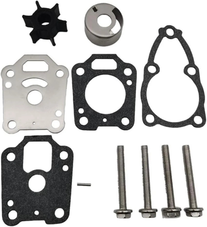 Water Pump Impeller Repair Kit for Mercury Outboard 4HP 5HP 2-Stroke & 4-Stroke