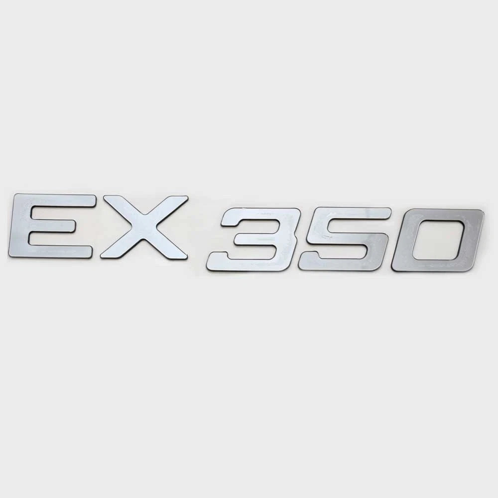 Rinker Boat Raised Decal 2190197 - EX 350 Silver 12 1/2 X 1 3/4 Inch