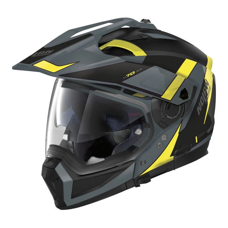 Nolan Helmet N70-2 X Adventure Skyfall Grey/Yellow/Bl Ack