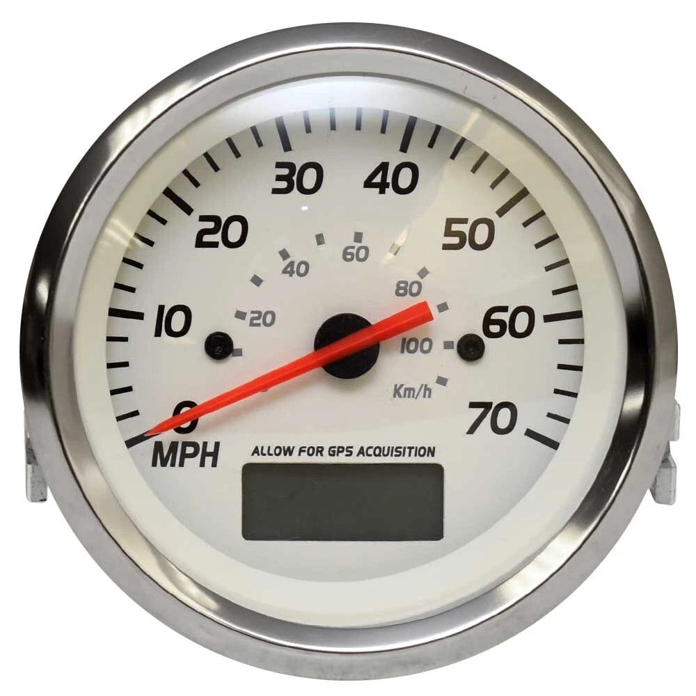 Teleflex Boat Speedometer Gauge 781513 - with Hour Meter 3 1/4 Inch
