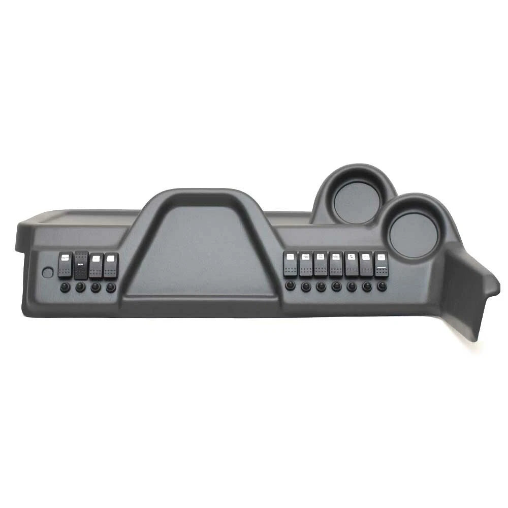 Bass CAT Boat Blank Dash Switch Panel 57020 - 2197 Dark Gray