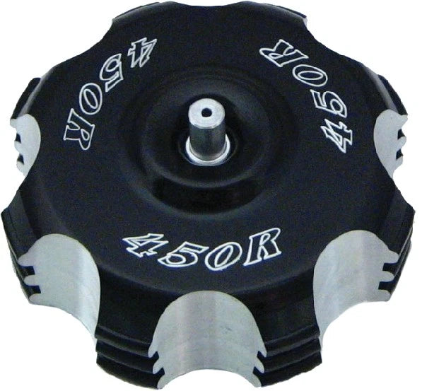 MODQUAD Billet Gas Cap Black Logo - Fits Yamaha YFZ350 Banshee 1987-1996