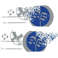 MasterCraft Boat Graphic Decal 758058 - X35 Mediterranean Blue (2 PC)
