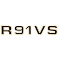 Ranger Boat Decal 7604745 - R91VS Black Gold Vinyl 9 Inch