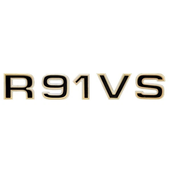 Ranger Boat Decal 7604745 - R91VS Black Gold Vinyl 9 Inch