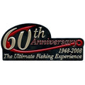 Lund Boat Lettering Decal 1988350 - 60th Anniversary 5 1/2 Inch