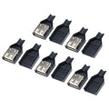 Accessories Supplies USB Female Socket Connector Shell USB 2.0 5V Mobile