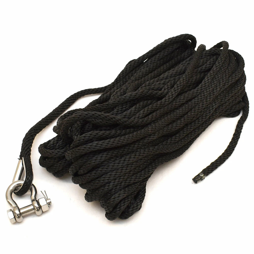 Extreme Max Boat Anchor Line 3006.3485 - Black 3/8 X 100 FT Braid
