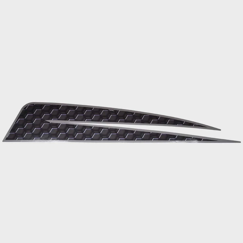 Tracker Boat Graphic Decal 309889 - Black Dark Gray Honeycomb Sticker