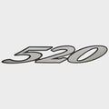 Cruisers Boat Model Decal Sticker V2112200 - 520 Express Silver Gray