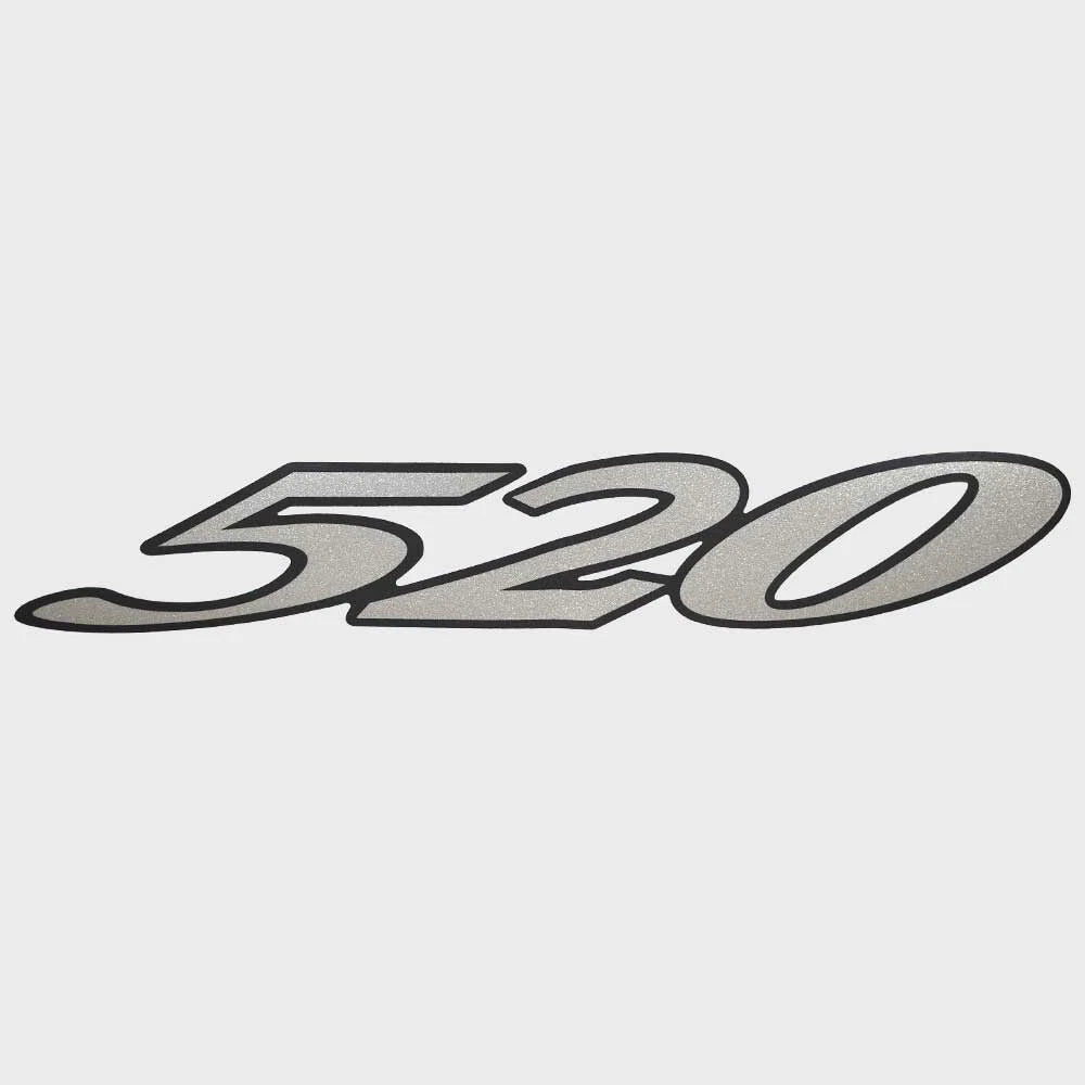 Cruisers Boat Model Decal Sticker V2112200 - 520 Express Silver Gray