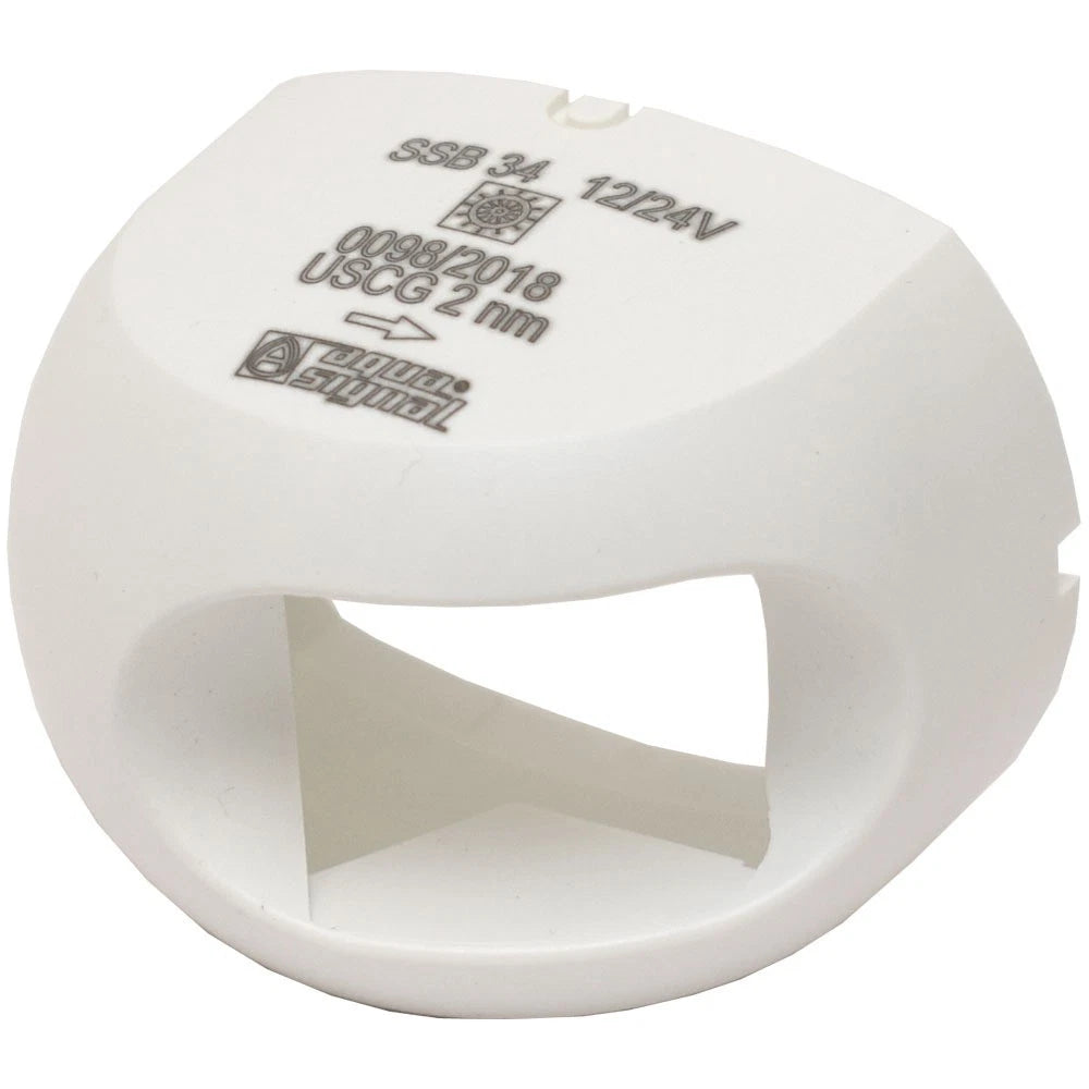 Aqua Signal Boat Light Housing E-8385000700 - Series 34 White (STBD)