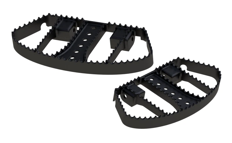 Burly Brand MX Passenger Boards for Harley Touring 2008-2010 – Black