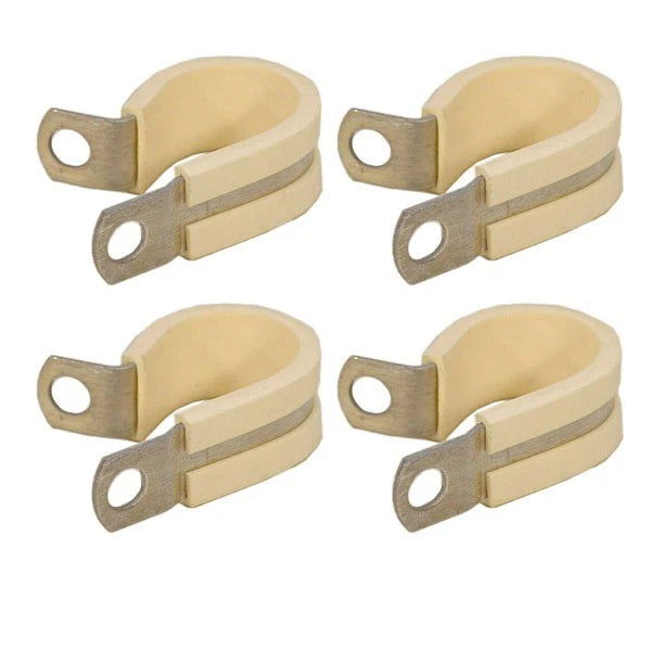 Umpco Boat Cushioned Loop Clamps - 7/8 Inch Aluminum (set of 4)