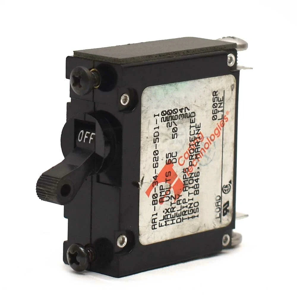 Carling Boat Toggle Circuit Breaker AA1-80-34-620- 5D1-I - 20A
