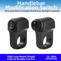 Three Wire Spotlight Switch for Motorcycle Headlights 22mm Handlebar Diameter