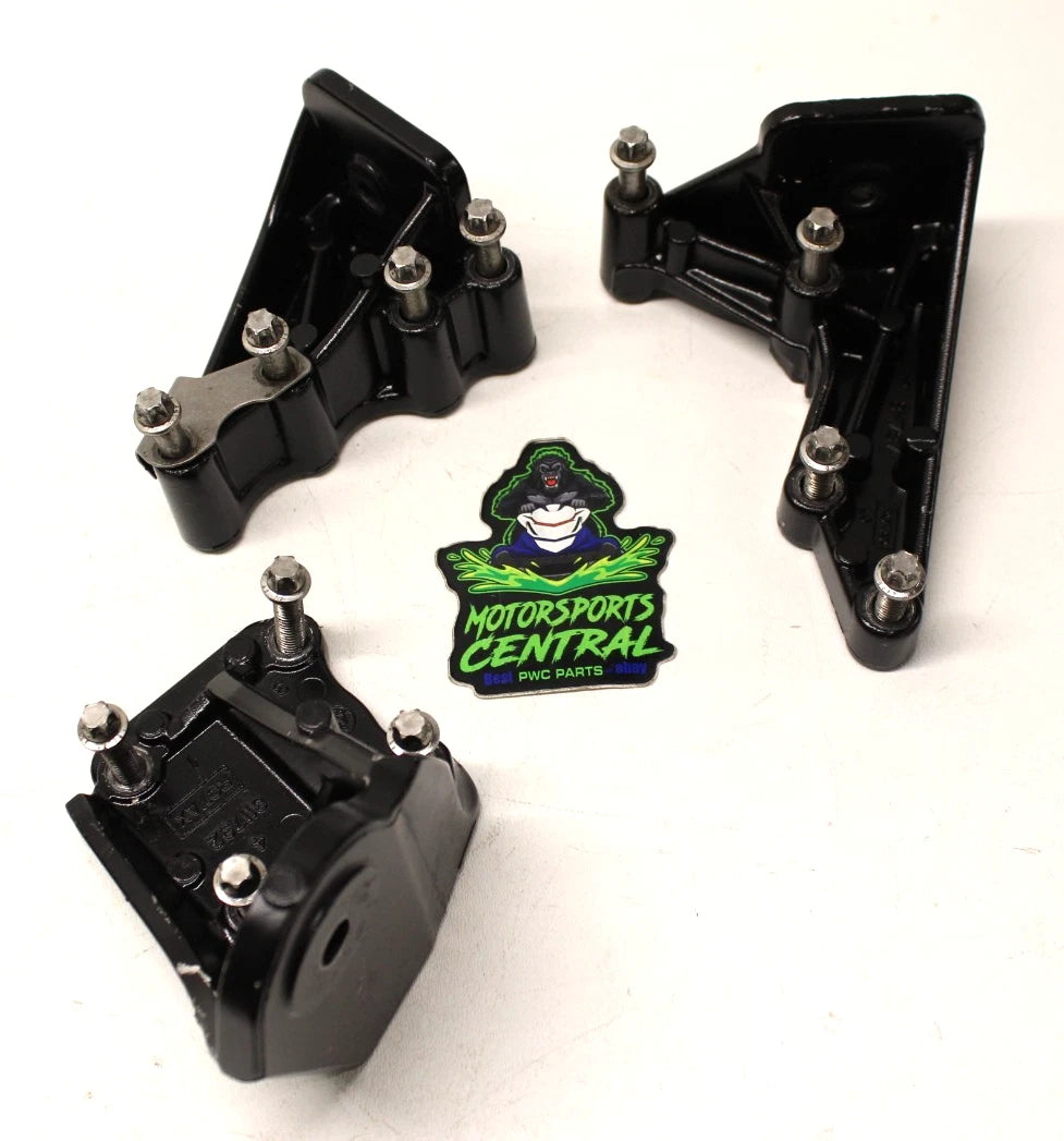 SEADOO SEA DOO 4 TEC STROKE ENGINE MOTOR MOUNT SOLID MOUNTS SET ALUMINUM METAL