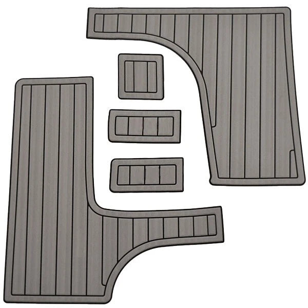 Striper Boat Non Skid Mats 9TA-150471 - Storm Grey (5 Pc Set)