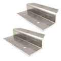 Triumph Boat Bow Pulpit Brackets 4212-9806 - Stainless Steel (pair)