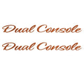 G3 Boat Model Decals 73404634 - Dual Console Copper Stickers (pair)