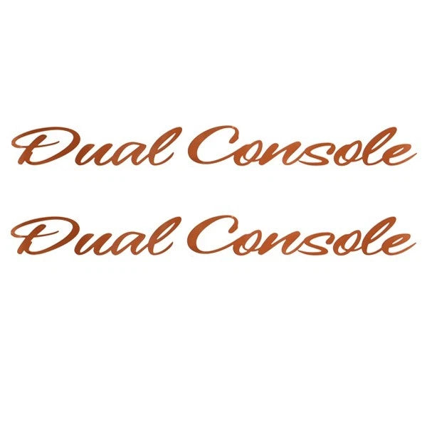 G3 Boat Model Decals 73404634 - Dual Console Copper Stickers (pair)