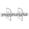 Chain 1302201C91 Fits Case IH 1440 1460 1470