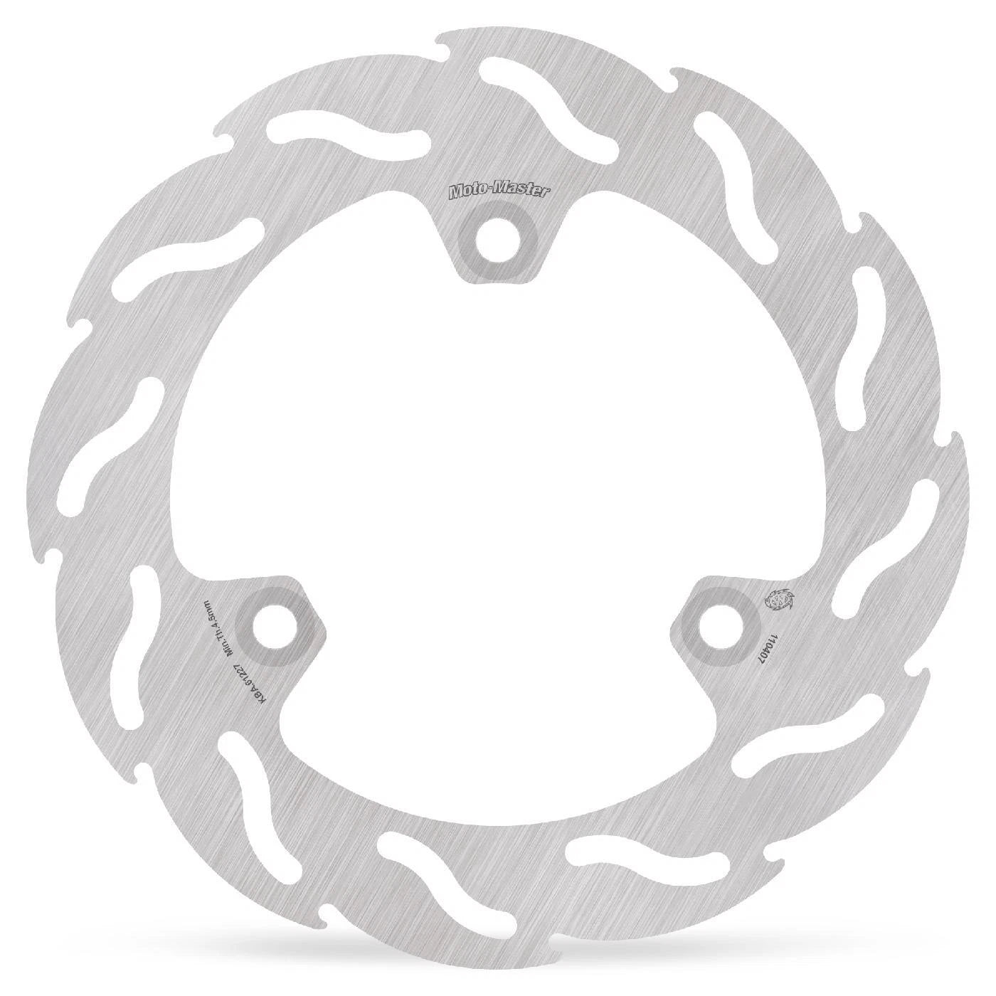 Moto Master Rear Flame Brake Disc for Kawasaki Ninja 250 R 2008-2012