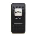 Carling Boat Switch Cover Plate - ACCY ACCY5 Black Plastic Actuator