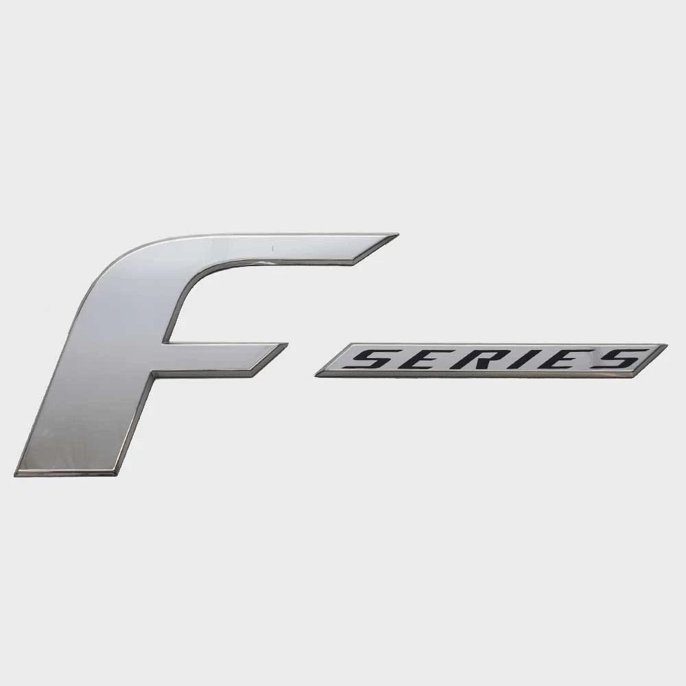 Larson Boat Raised Decal 8154055 - F Series 13 X 5 Inch Silver