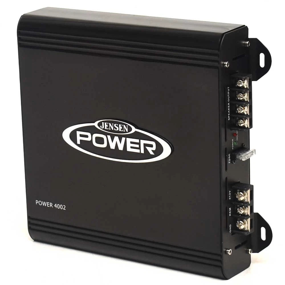 Jensen Boat Audio Amplifier POWER4002 - Premier 2 Channel 200 Watt