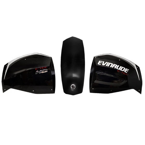 Evinrude Johnson BRP Boat Outboard Cowl Cover 5401000 - Deep Black (kit)