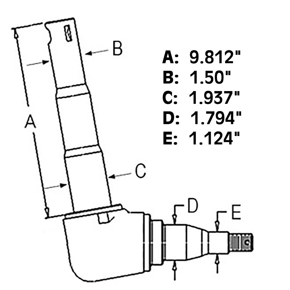 Spindle C5NN3106E Fits Ford Holland 3000