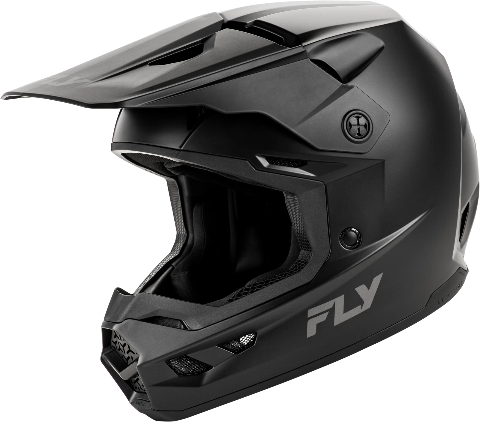Fly Racing Kinetic Solid Helmet X-Small Matte Black Offroad Motorcycle Helmet