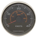 Volvo Penta Boat Speedometer Gauge VP874917 - Black 3 1/4 Inch