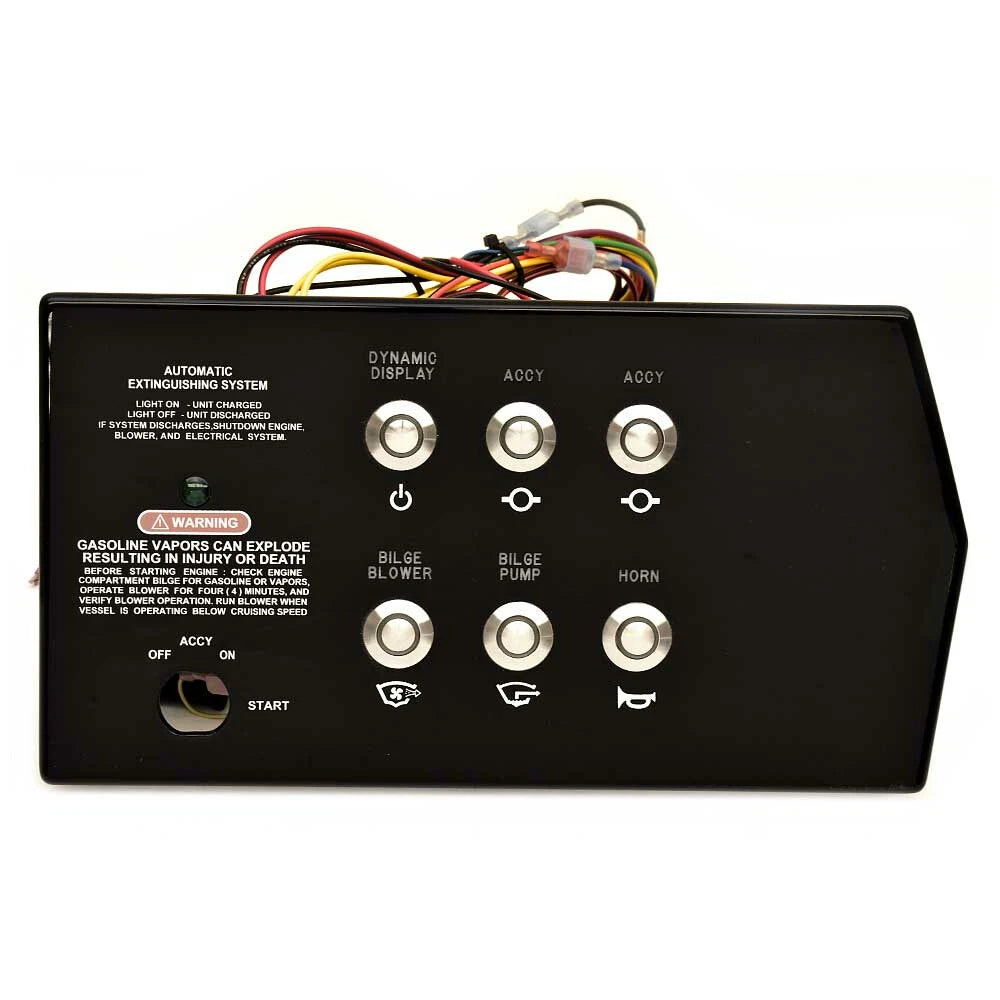 Sea Ray Boat Switch Panel 2224858 - SLX 230 Black Acrylic