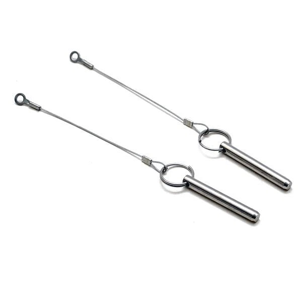 Tracker Boat Cotter Pins - with Lanyards 5/16 Inch (pair)